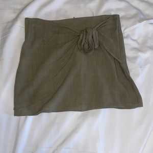 Army Green ALYA miniskirt